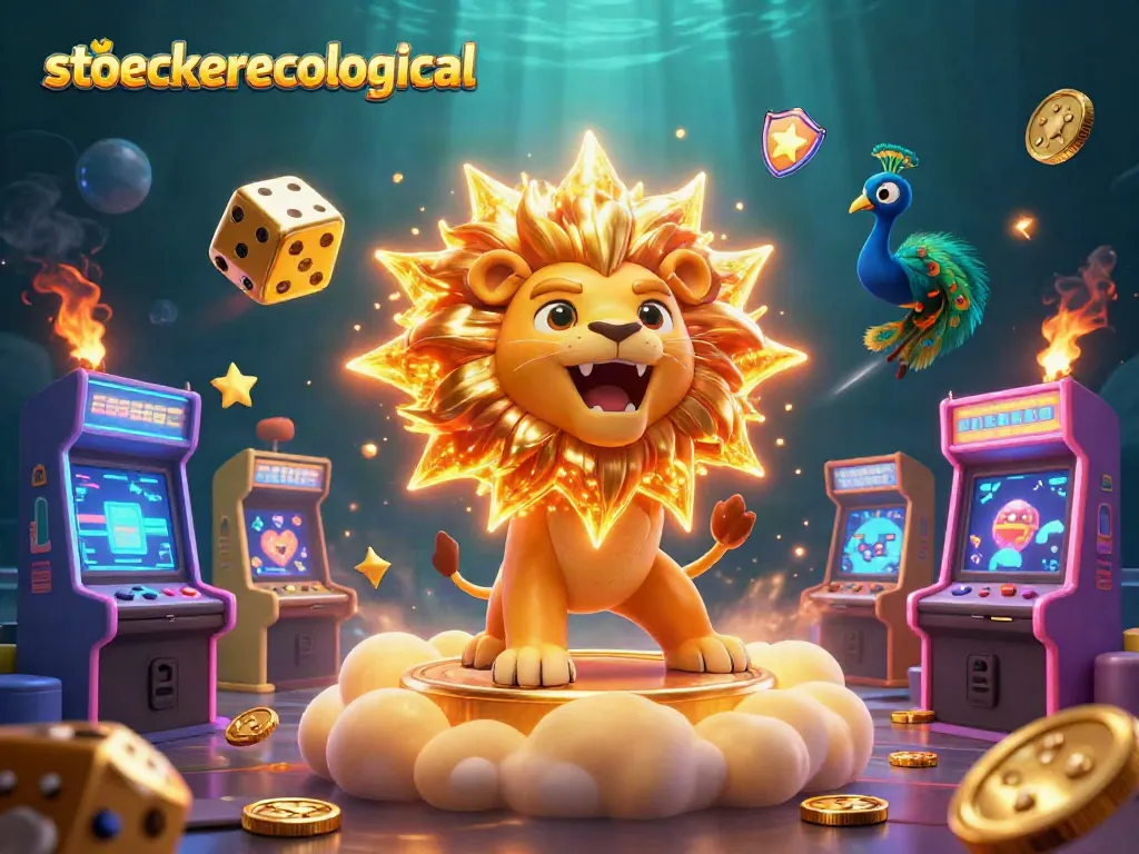 Engage with stoeckerecological's vibrant casino-themed illustration showcasing an energetic gaming scene.